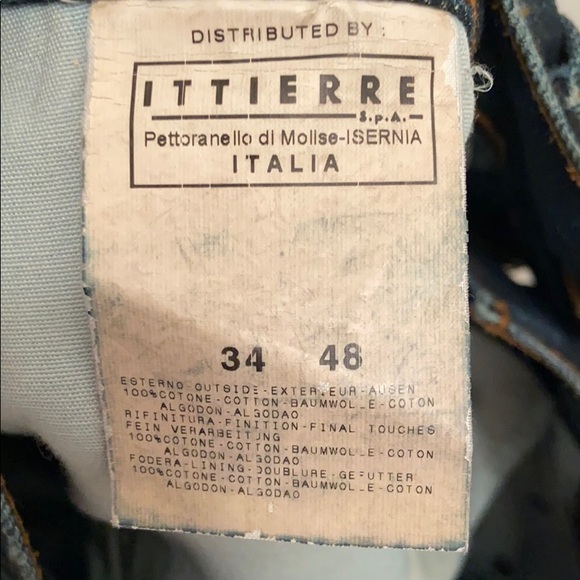 Just Cavalli Relaxed Capri, 100% Cotton, Made in Turchia, 31x27, EUC, $349 MSRP - Picture 7 of 15